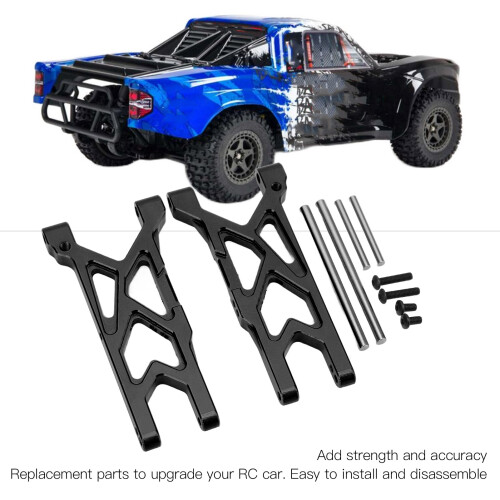 1/10 RC Front-Unterlenker-Set, Aluminium, Schwarz für Typhon 2