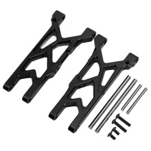 1/10 RC Front-Unterlenker-Set, Aluminium, Schwarz für Typhon