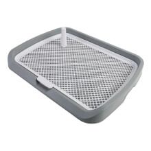 Dog Toilet Litter Tray for Puppies - Reusable Cat Litter Box for Small Medium Dogs, Dark Grey, Easy Clean Design