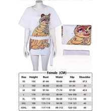(L, AnniFrid) costumes cosplay cat dress ABBA 70s women's costumes vintage dress t-shirts - DSW
