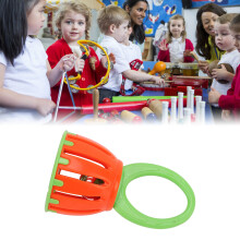 Umweltfreundlicher Baby-Gitterglocke Rassel Handglocke SY-99 Frühpädagogisches Spielzeug