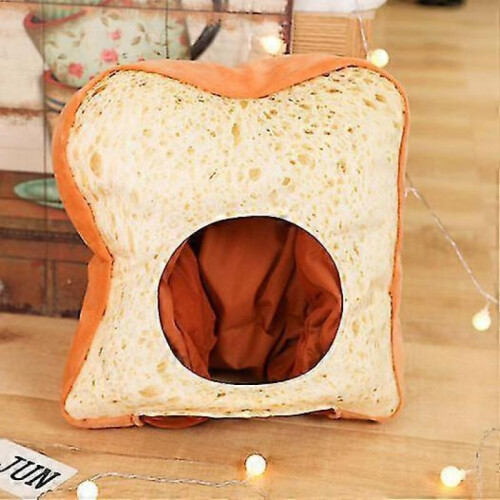 Toast Bread Hat, Diy Selfie Props Plush Hat Costume Accessory 1