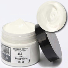 (Beige white)Leather Color Repair Paste Shoe Cream Leather Polishing Coloring Agent Stain Wax