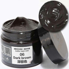 (Dark Brown)Leather Color Repair Paste Shoe Cream Leather Polishing Coloring Agent Stain Wax