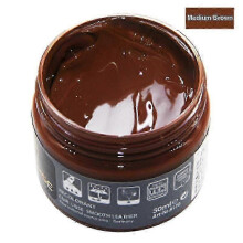 (Medium Brown)Leather Color Repair Paste Shoe Cream Leather Polishing Coloring Agent Stain Wax