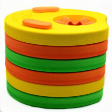 Children's Floating Arm Swimming Discs with Adjustable Straps for Small Kids, Comfortable PVC Swimming Arm Bands in Bright Colors