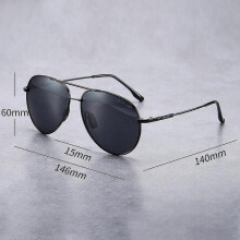 (Glasses Case) Polarized Sunglasses Outdoor Driving Photochromic Fishing Glasses Light Weight Durable Practical Men Women Gifts