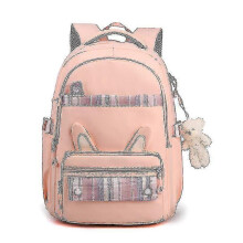 (pink) Primary School Students Fashion Cartoon Schoolbag Female 8-14 Years Old Breathable Lightweight Children's Backpack