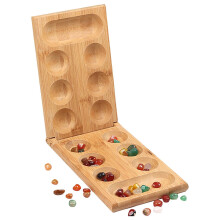 Africa Board Game, Foldable Wooden Play Set for Family Events, Parties, Travel, Suitable for Adults and Children