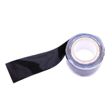 Waterproof Self-Adhesive Silicone Sealant Tape 500cm x 2.5cm x 0.1cm Black for Leak Repair and Insulation