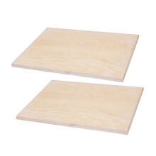 Set of 2 Drawing Palettes for Artists, Sturdy Sketching and Painting Boards, 1 Inch Size, Ideal for Technical Drawing and Carving