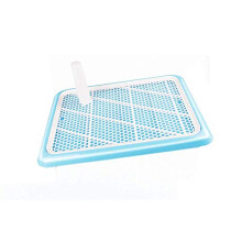 Dog Toilet PP Resin Puppy Potty with Tray Column for Male Dogs, Large Capacity, Splashproof, Easy to Clean
