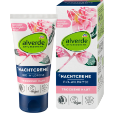 2X alverde NATURKOSMETIK Wild Rose Night Face Cream 50 ml