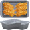 Set of 6 Air Fryer Rectangular Dishes Mini 16.5cm Non-Stick 1