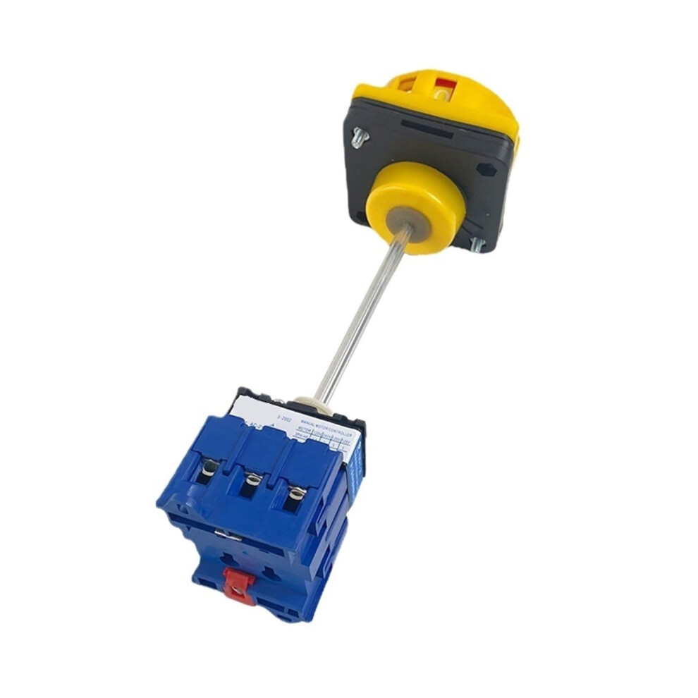 Ymd11-B Extension Pole Disconnect Switch With Lockable Panel, 25A 3P Din Rail Mount, 3/4P On-Off Rotary Selector 6947110631110