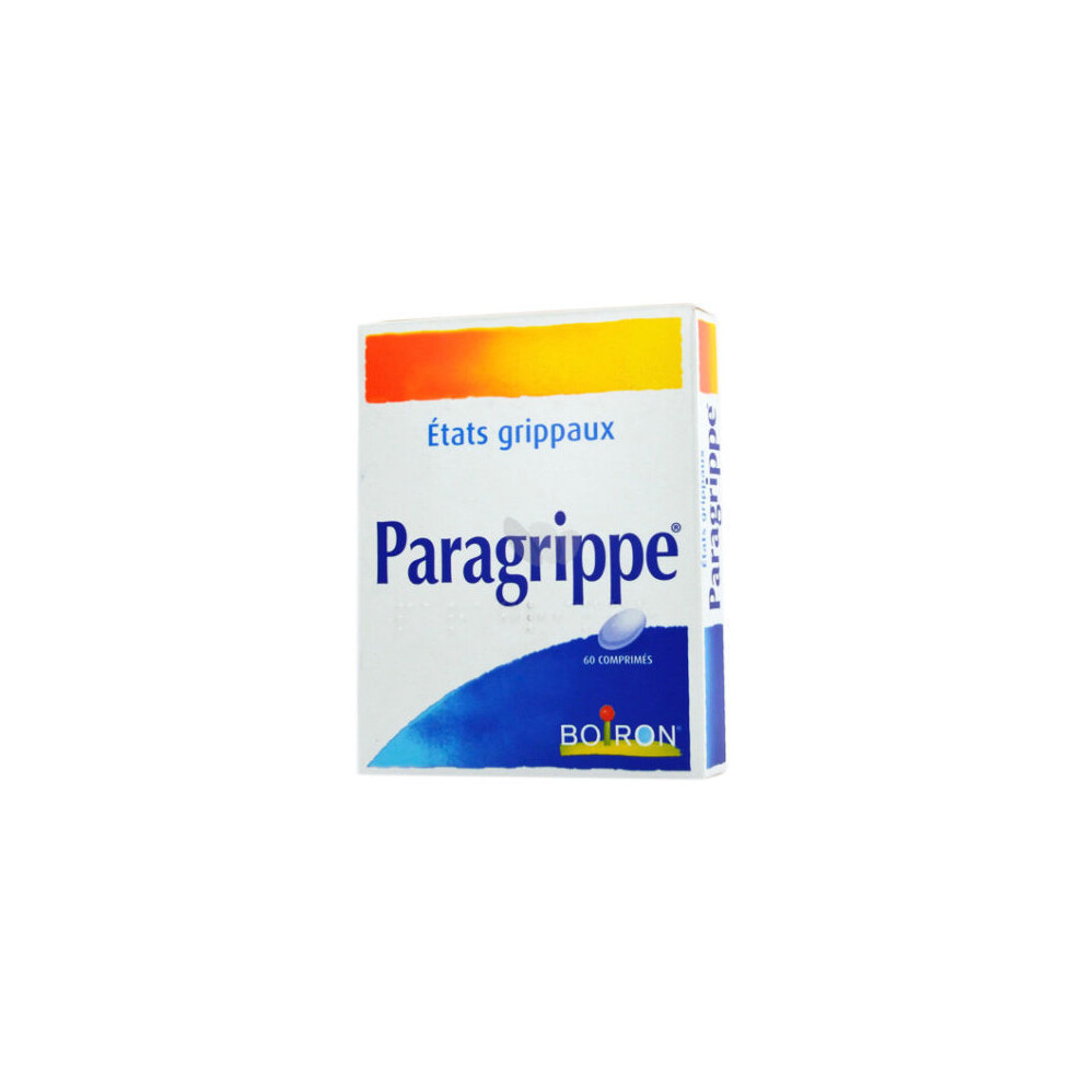 Boiron Parragrippe 60 Tabs Homeopathic Medicine-Headache, Pain, Fever, Cold & Flu