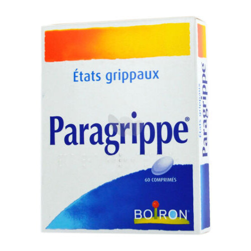 PARRAGRIPPE 60 tabs Homeopathic-Headache,Pain,Fever,Cold & Flu 1