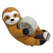 Masking Cartoon Tape Dispenser Sloth Waterproof Adhesive Tape for Scrapbooking Office Use Non-Slip Desk Accessory