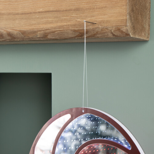 Premier 60cm Light up Hanging Christmas Lollipop Infinity Light Decoration with Spinning Effect 2