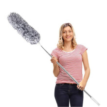 Duster Grey Lightweight Microfiber Cleaning Cloth for Home and Car Use, Soft and Absorbent, 16x16 Inches