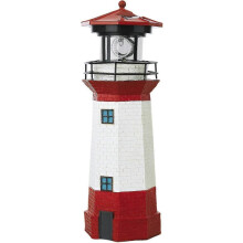 08617 Solar LED Leuchtturm, Gartenleuchte, Dekoleuchte, Kunststoff, Mehrfarbig, 1 Stück A 1 Stück