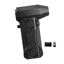 (X11 box) Mini soffiatore 990.000 giri/min Ventilatore portatile Super Jet Fan Turbo Nero