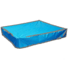 (120x120-Blau)Wasserdichte, staubdichte Sandkasten-Poolabdeckung
