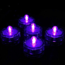 (P) 12 Stück tauchfähige LED-Lichter, wasserdichte Teelichter, flammenloses LED-Teelicht zum Feiern