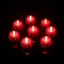 (M) 12 Stück tauchfähige LED-Lichter, wasserdichte Teelichter, flammenloses LED-Teelicht zum Feiern