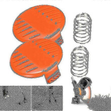 Confezione da 2 tappi copri bobina per decespugliatori Black Decker GH400 GLC120 ST5530 2025