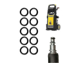 Stanley Hochdruckreiniger Gartenwerkzeug 10 Stück 1/2 3/4 Schlauch zur Pistole Schnellverschluss O-Ring