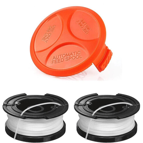 3 Spool Cover Pcs/Set for Black Decker STC1820PC ST5530 Replacement Spring Trimmer for Garden Electrical