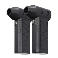 (B) Soffiatore turbo elettrico a LED senza fili, soffiatore turbo super potente regolabile a 3 marce