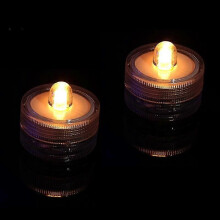 (E) 12 Stück tauchfähige LED-Lichter, wasserdichte Teelichter, flammenloses LED-Teelicht zum Feiern