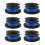 6 Pack Replacement Spools for Cordless Mower Compatibility 1