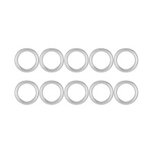 Ölablassschraube Unterlegscheibe Kit Auto Ersatz Silber 10 Stück 14x20x1,5mm Zubehör für BMW N0138157