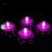 (O) 12 Stück tauchfähige LED-Lichter, wasserdichte Teelichter, flammenloses LED-Teelicht zum Feiern