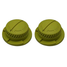 (Gelb) 2Pcs Cam Konb für Ryobi RY40250/RY40230/RY41135 Rasenmäher Ersatz Teil, AC05ABK & 530455002