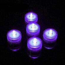 (H) 12 Stück tauchfähige LED-Lichter, wasserdichte Teelichter, flammenloses LED-Teelicht zum Feiern