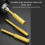 (4.8mm)10pcs Chainsaw Sharpener Chainsaw Sharpening Grinding Stones Chainsaw Burr Grinding Stone File 5