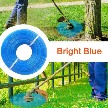 Blaue Grastrimmerschnur, Durchmesser 1,6 mm, Länge 100 m, Nylon-Rundseil, Gras-Unkrauttrimmerschnur