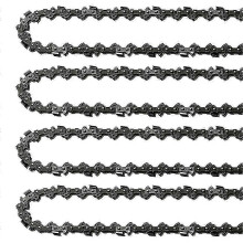Ersatzkette für Kettensägen - 4 Stück 18 Zoll 62 Treibglieder 0,05 Gauge 3/8 Zoll Teilung