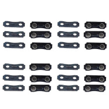 12 Sets Kettensägen-Kettenglieder, 3/8LP-Teilung – 0,050 Gauge, Kettensägen-Reparaturteil, voreingestellte