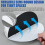 Multifunctional Semi-Circular Angle Sanding Tool Set with 10 Sandpapers for Corner Wall Smoothing, 2 Pack 2