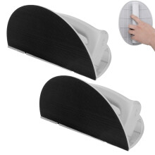Multifunctional Semi-Circular Angle Sanding Tool Set with 10 Sandpapers for Corner Wall Smoothing, 2 Pack