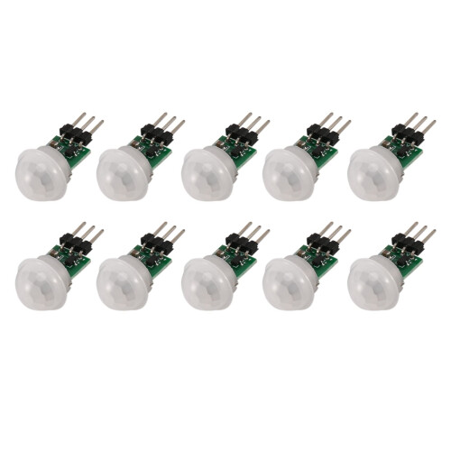 AM312 Mini PIR Motion Sensor Module Pack of 10, IR Pyroelectric ...