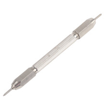 Edelstahl-Schlägerbespannungswerkzeug für Badminton, silber, 11 cm