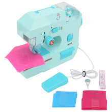 Kompakte Nähmaschine für Kinder ab 3 Jahren mit Pedalschalter & ABS-Material