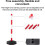 Movable Safety Signs | Reflective Adjustable Warning Columns for Road Construction Traffic Control 5