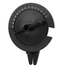 Schwarzer Kunststoff-Badminton-Schläger Spannungskalibrator, 91 g Saite-Meter